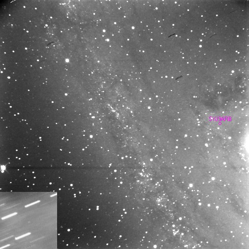 Asteroid 2002 TS190 and Messier 31